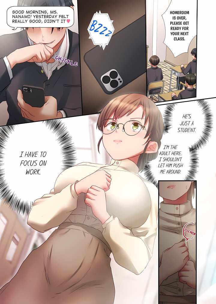 Sent to the Wrong Chat: Blackmailed by One of the Thirty Boys in My Class! (Uncensored) Chapter 2 - Page 7