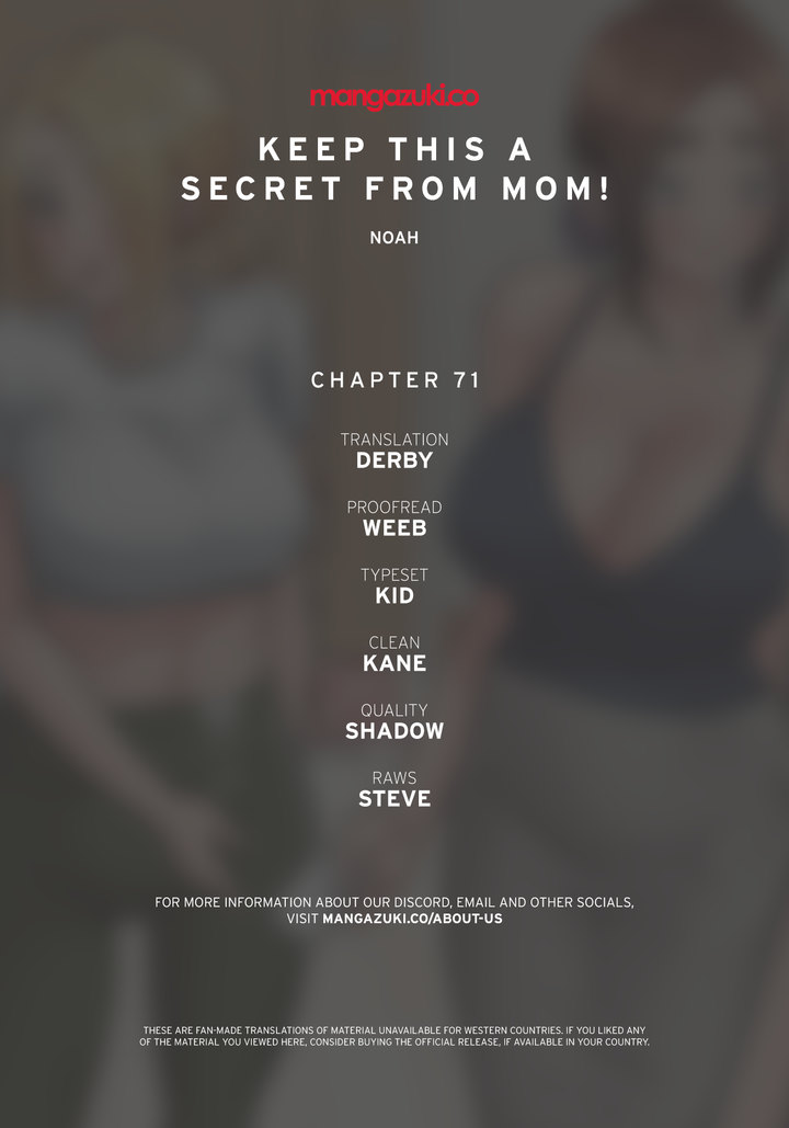 Keep it a Secret from Your Mother! Chapter 71 - Page 1