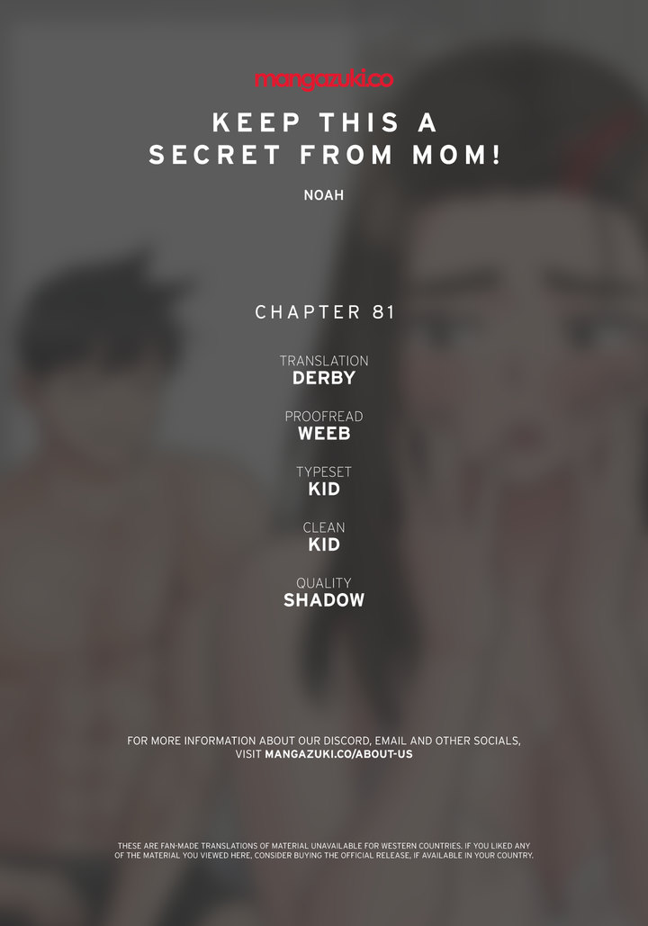 Keep it a Secret from Your Mother! Chapter 81 - Page 1