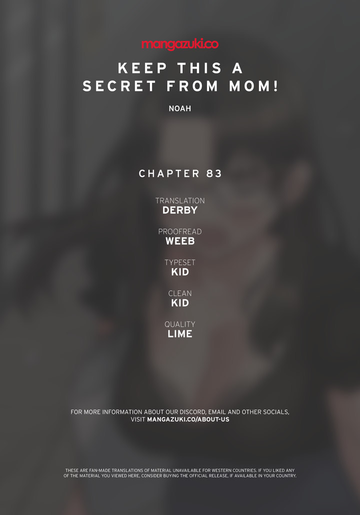 Keep it a Secret from Your Mother! Chapter 83 - Page 1
