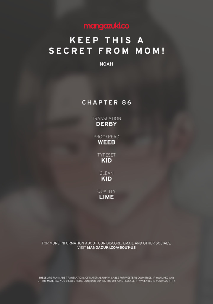 Keep it a Secret from Your Mother! Chapter 86 - Page 1