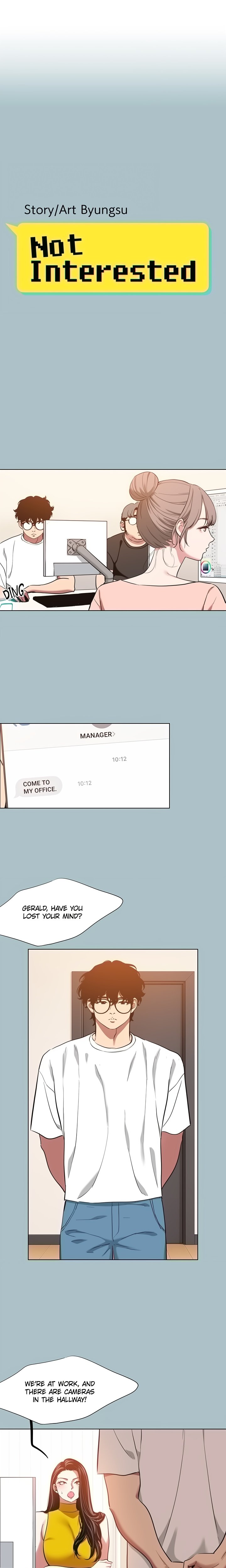 Not Interested Chapter 58 - Page 1