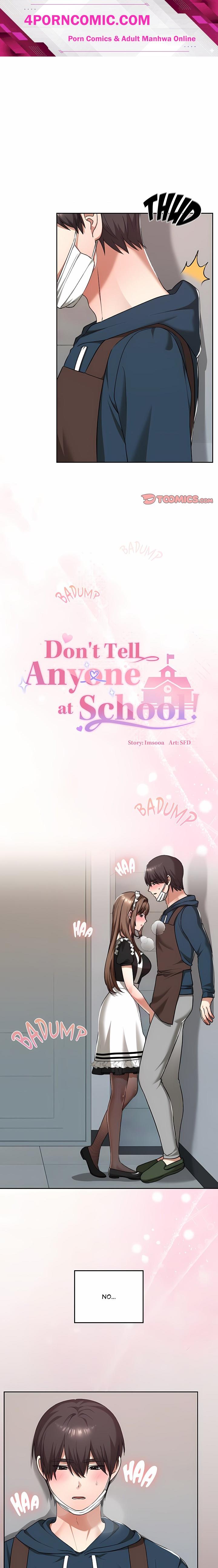 Don’t Tell Anyone at School! (Uncensored) Chapter 35 - Page 1