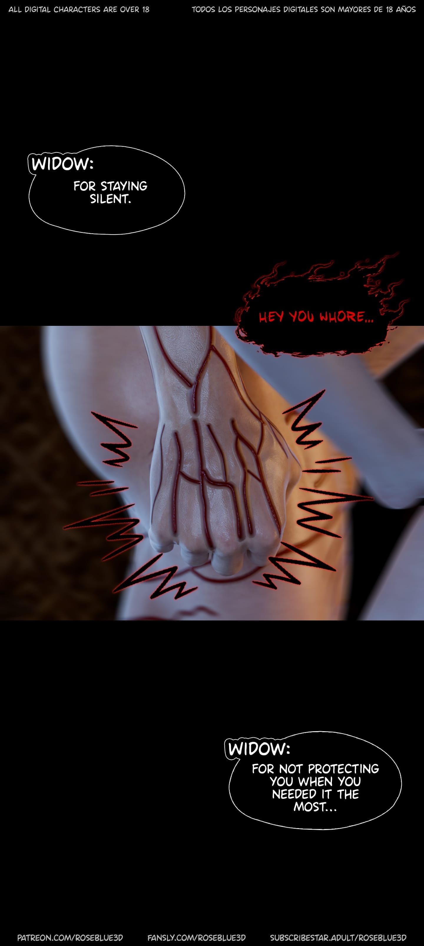 My Neighbor’s Widow [Rose Blue 3D] Chapter 55 - Page 120