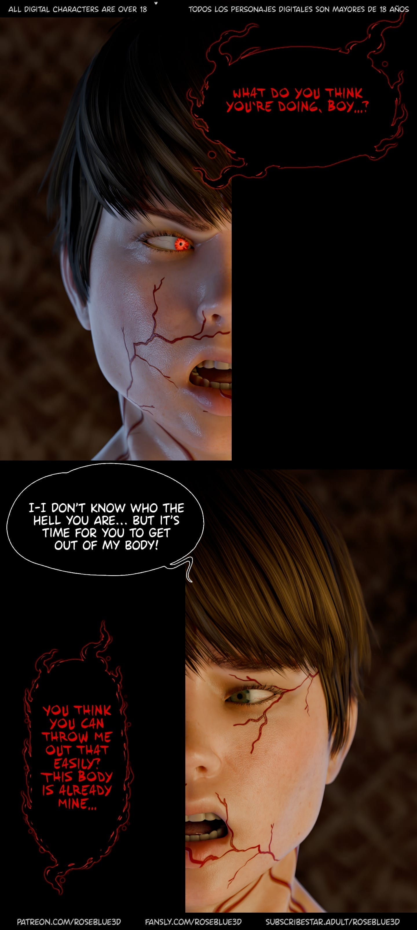 My Neighbor’s Widow [Rose Blue 3D] Chapter 55 - Page 132