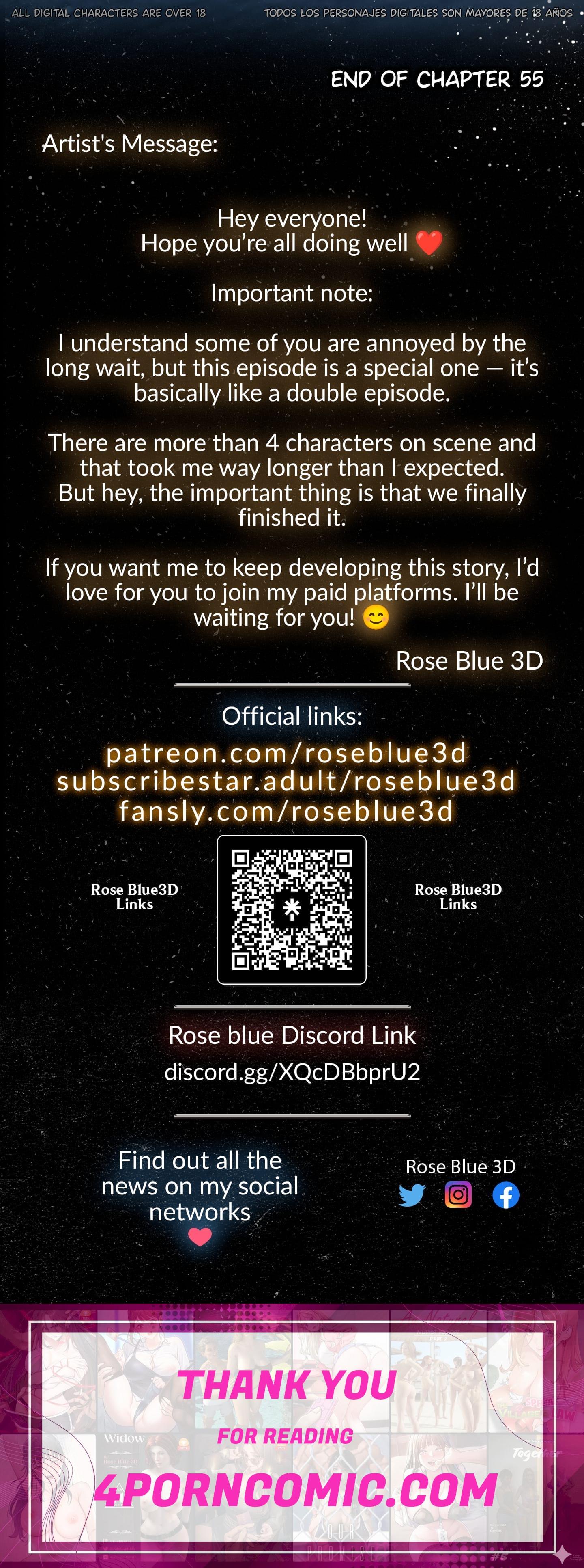 My Neighbor’s Widow [Rose Blue 3D] Chapter 55 - Page 183