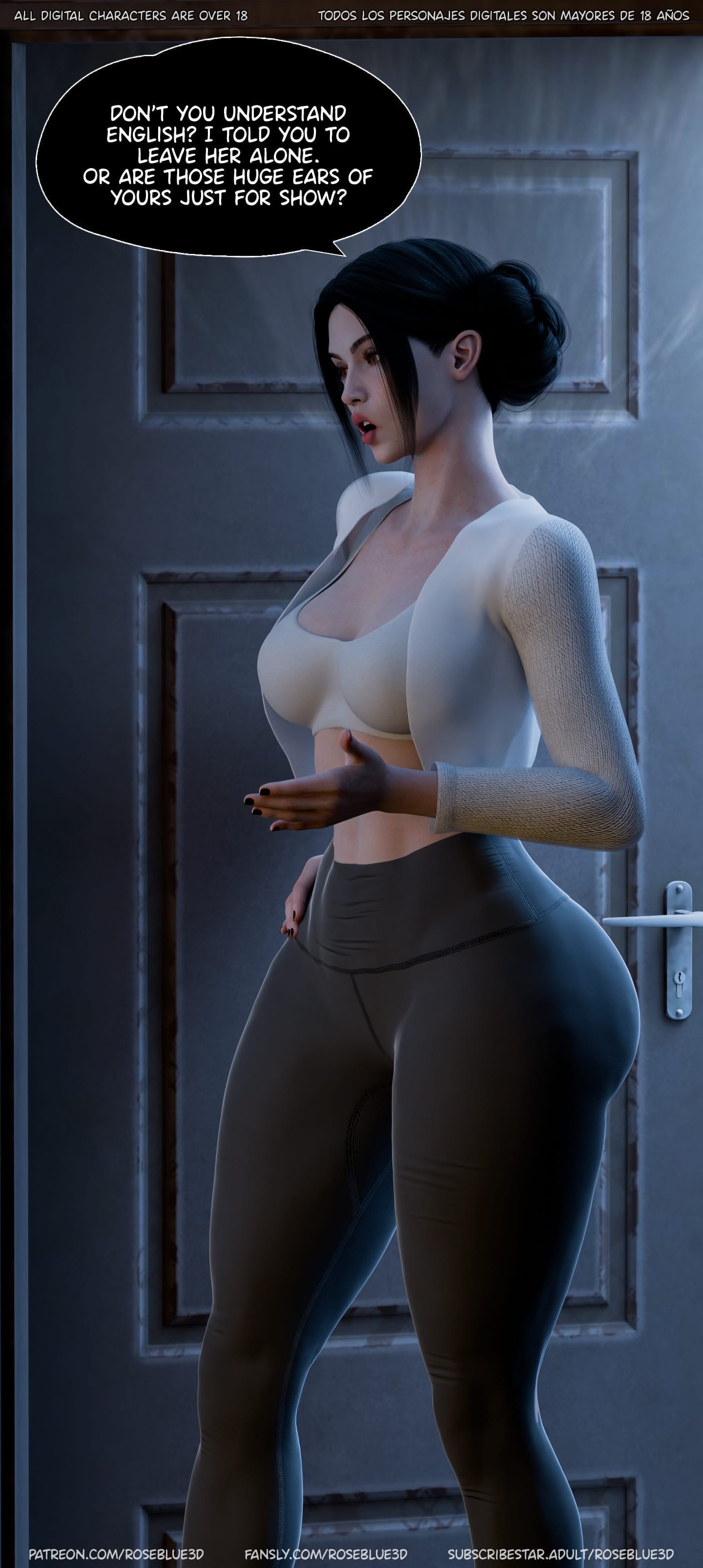 My Neighbor’s Widow [Rose Blue 3D] Chapter 55 - Page 3