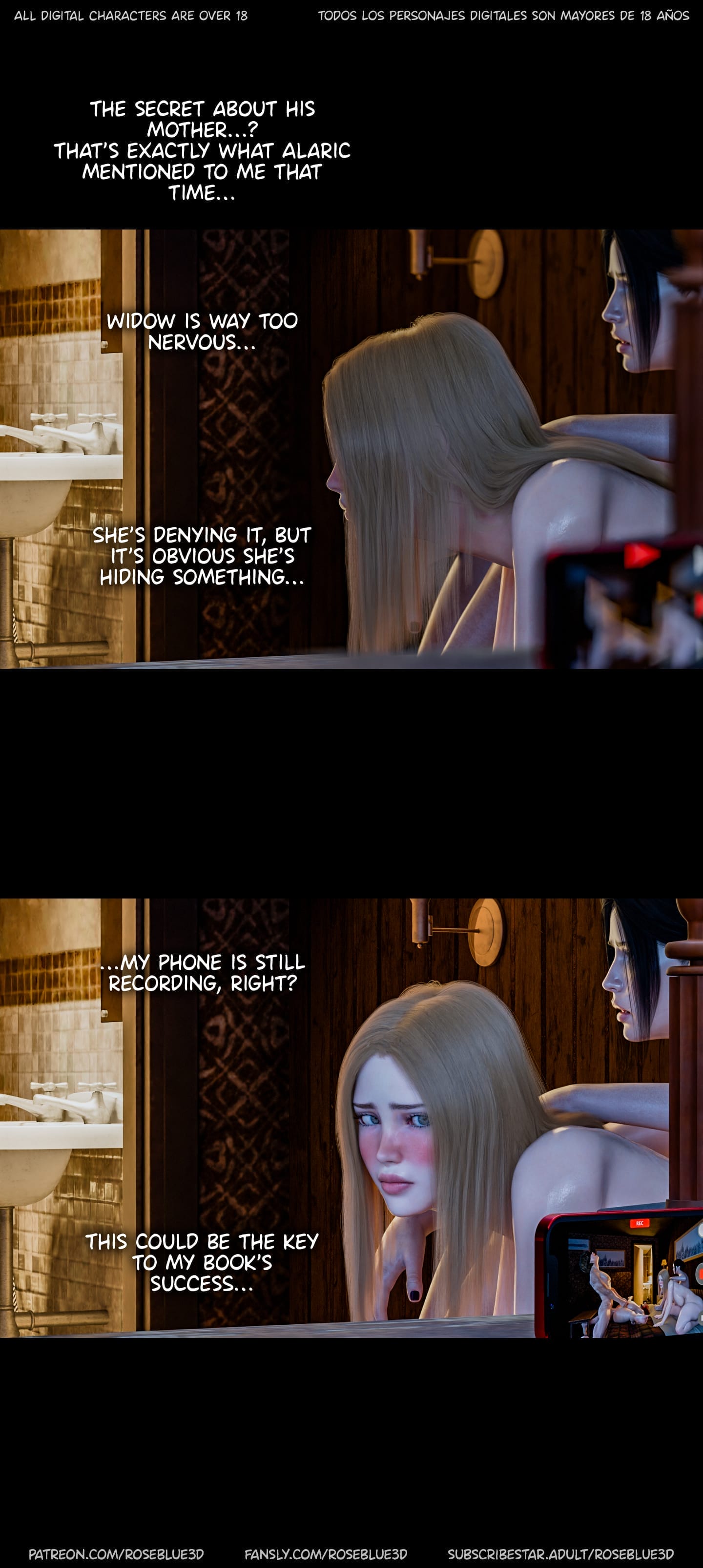My Neighbor’s Widow [Rose Blue 3D] Chapter 55 - Page 86