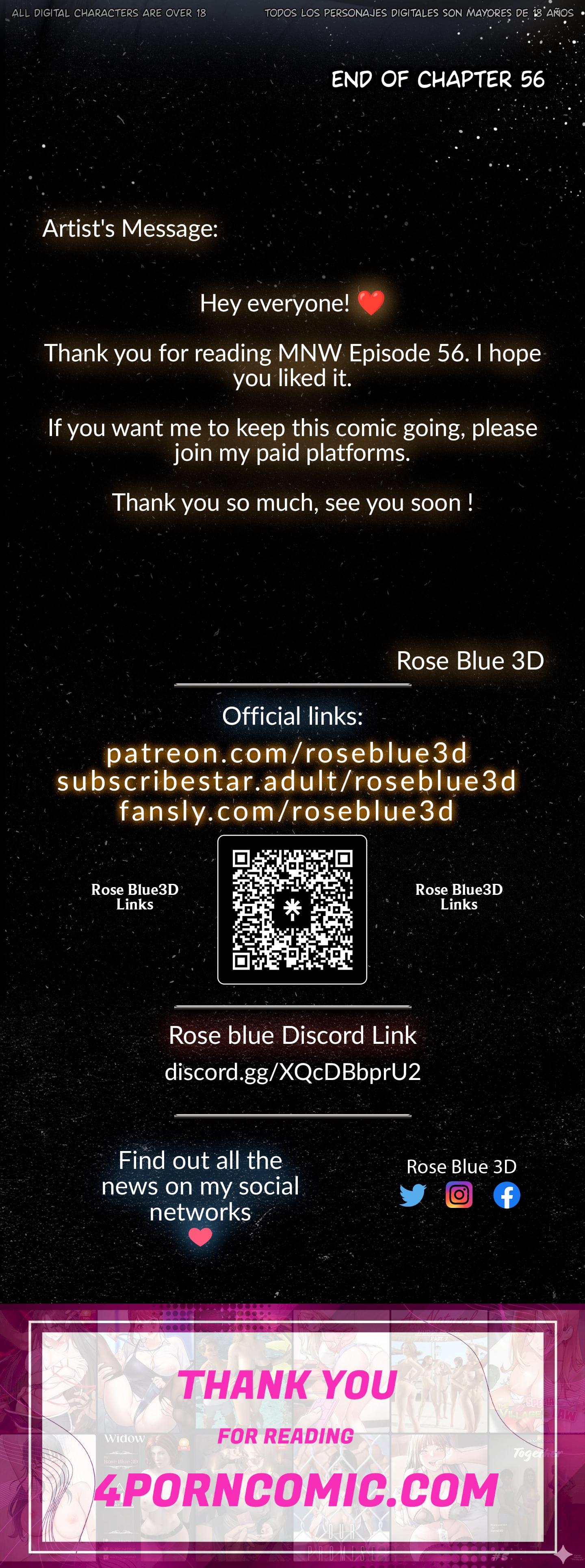 My Neighbor’s Widow [Rose Blue 3D] Chapter 56 - Page 107