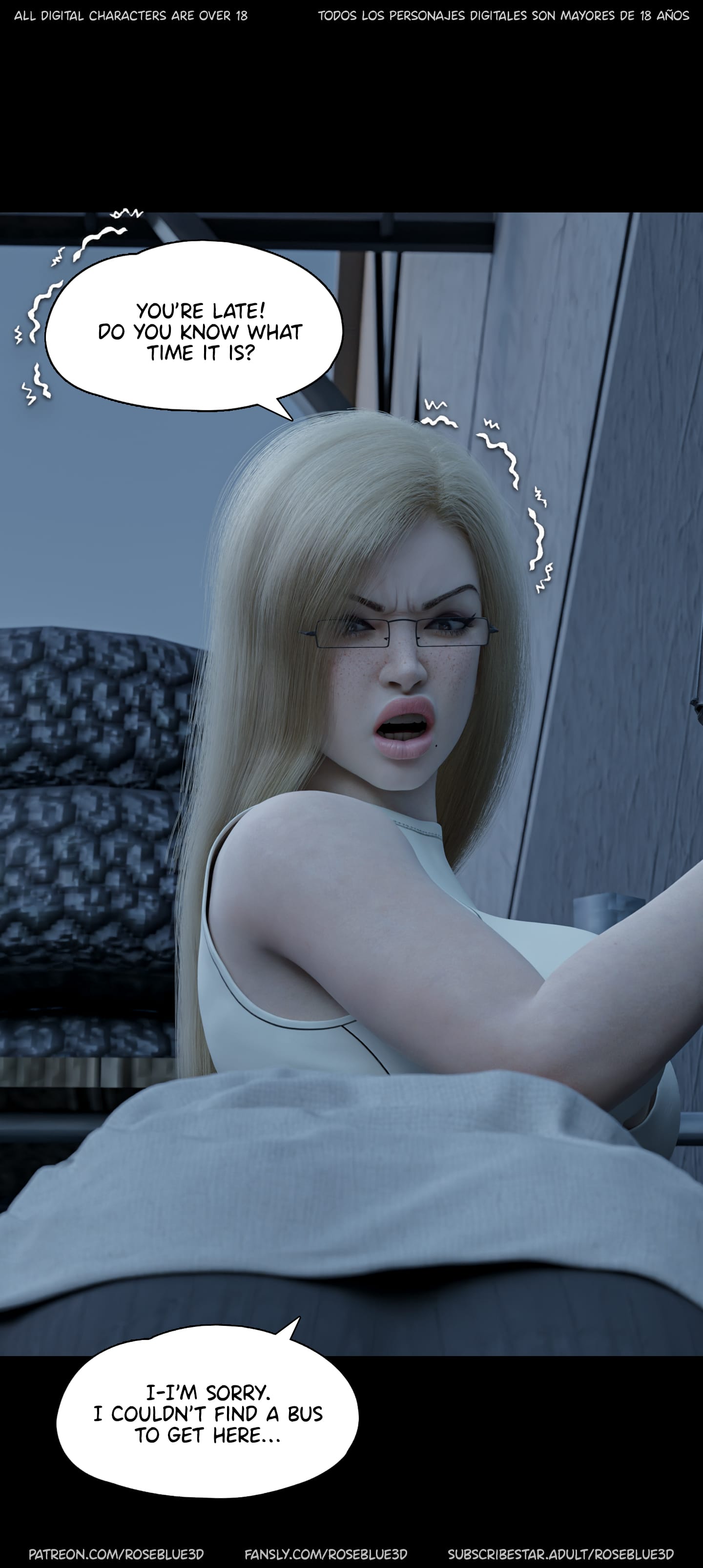 My Neighbor’s Widow [Rose Blue 3D] Chapter 56 - Page 42