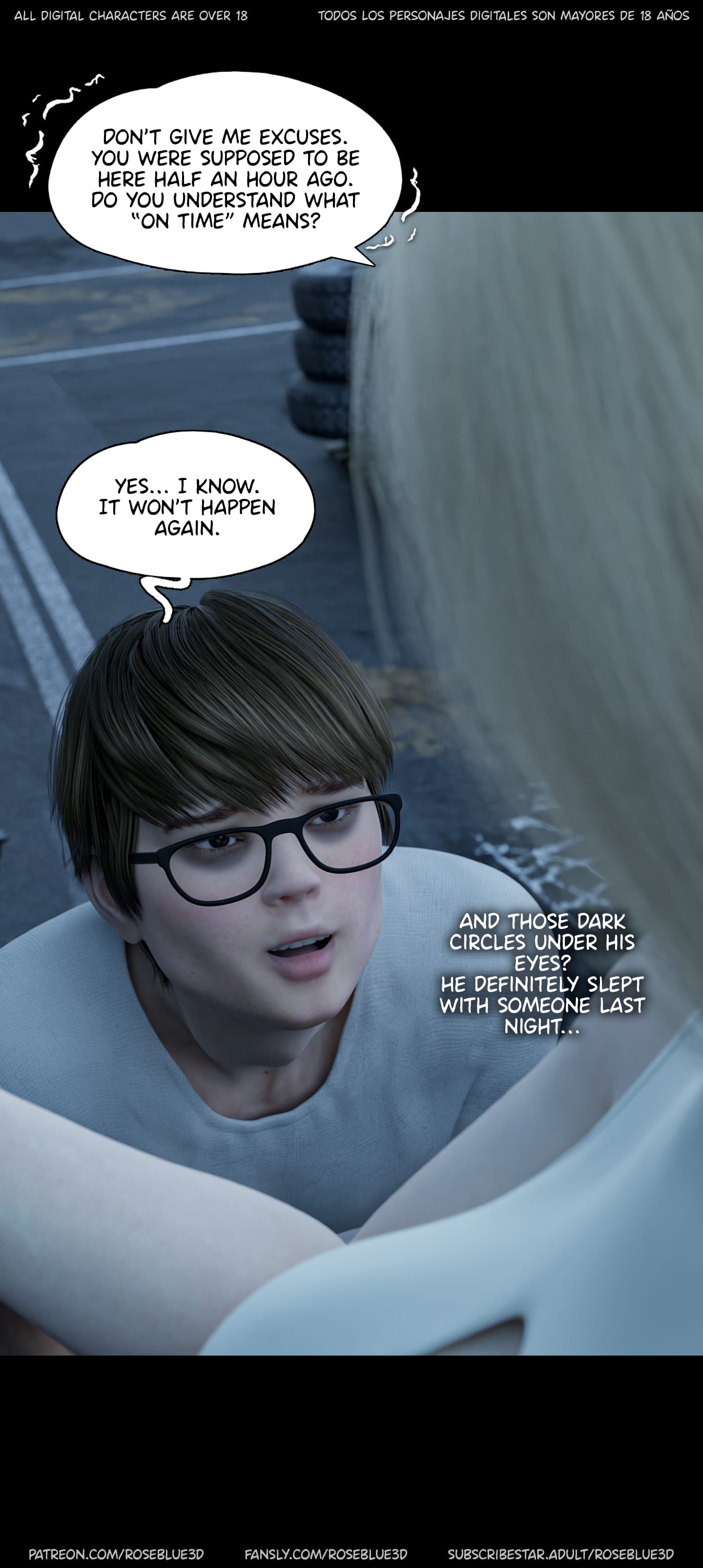 My Neighbor’s Widow [Rose Blue 3D] Chapter 56 - Page 43