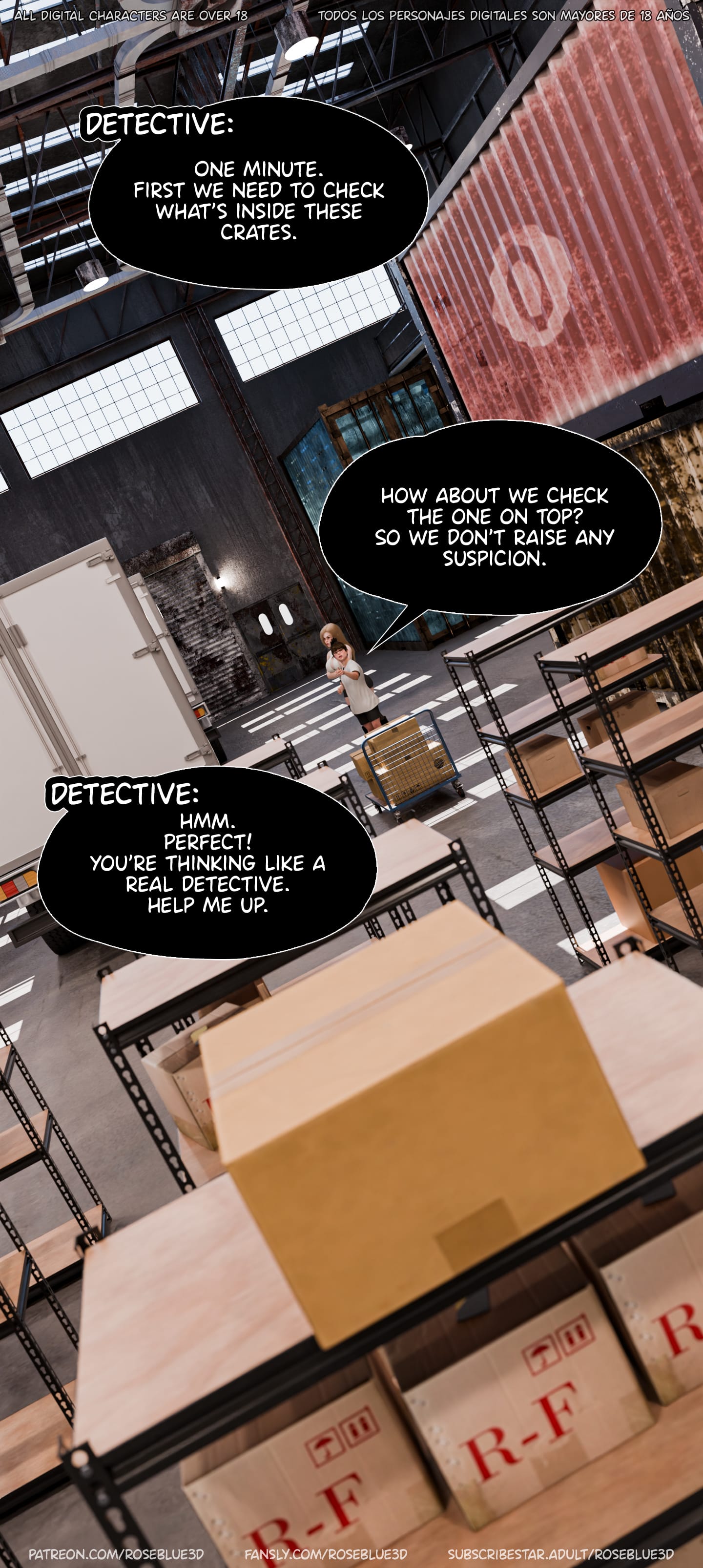 My Neighbor’s Widow [Rose Blue 3D] Chapter 56 - Page 76