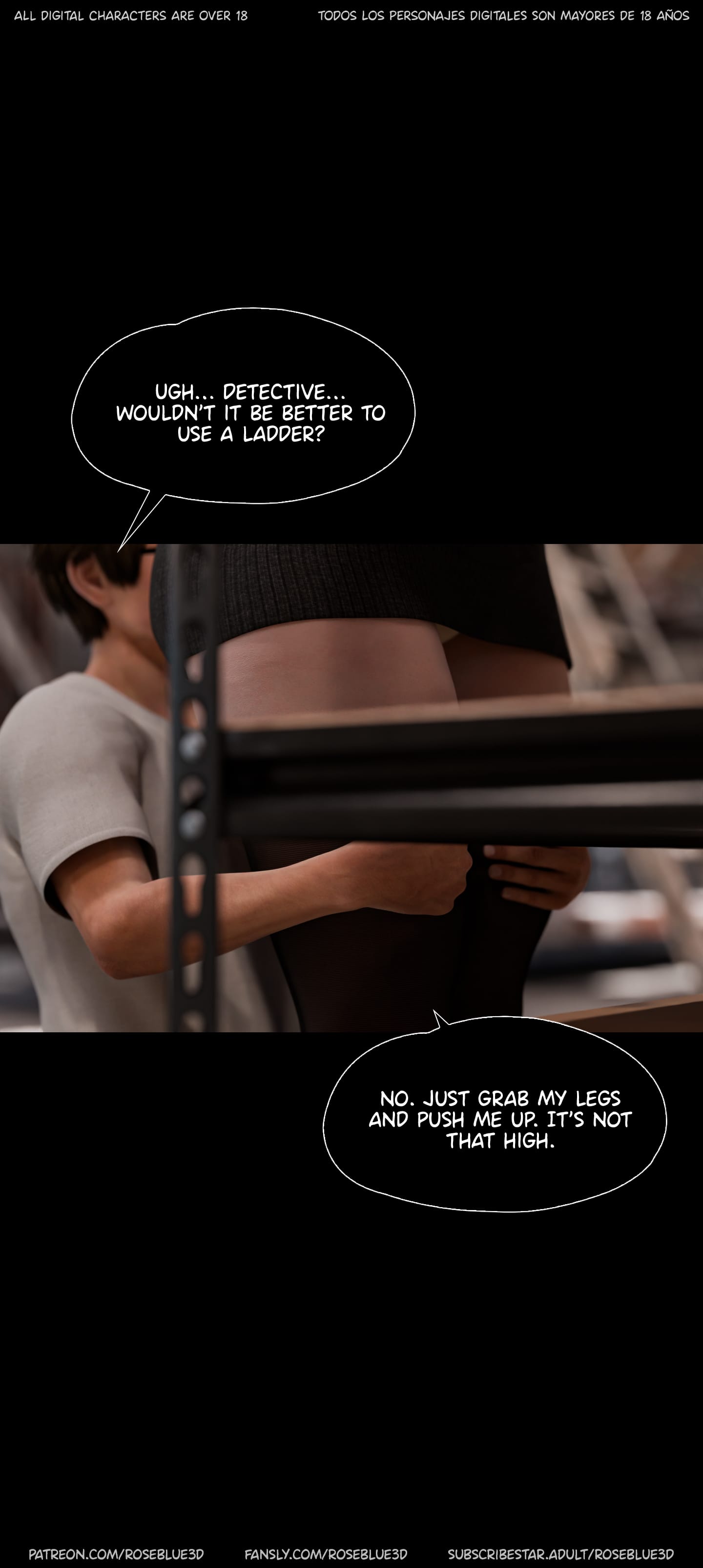 My Neighbor’s Widow [Rose Blue 3D] Chapter 56 - Page 77