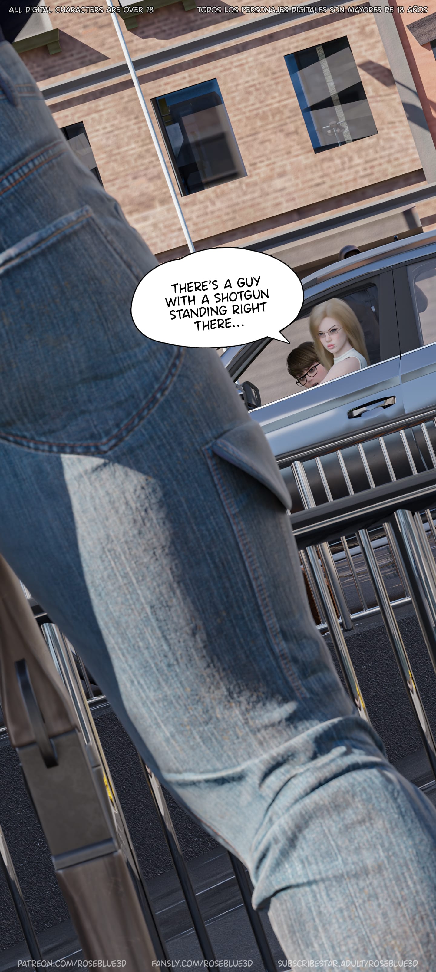My Neighbor’s Widow [Rose Blue 3D] Chapter 56 - Page 93